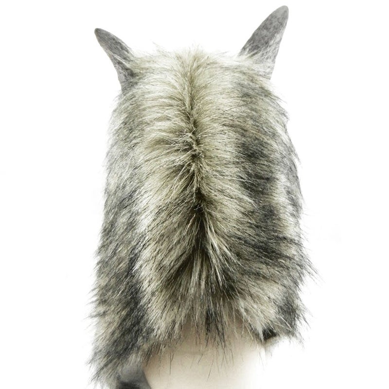 Odowalker Halloween Werewolf Costume Wolf Head Mask for Cosplay Costume Man Women Girls Boys Kids Unisex (head) - Image 3